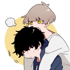 Mash And Tempered Boys Sticker By Tubakitubaru