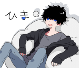 Mash and tempered boys Sticker sticker #15111957