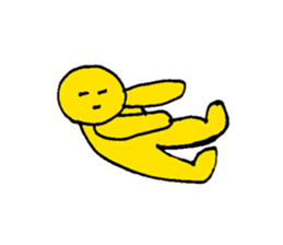 Yellow Man 001 sticker #15112264