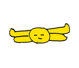 Yellow Man 001 sticker #15112269
