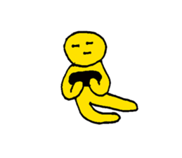 Yellow Man 001 sticker #15112272