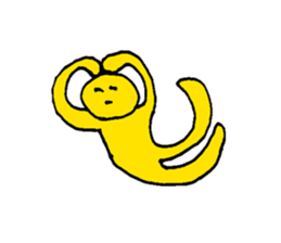 Yellow Man 001 sticker #15112281