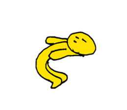 Yellow Man 001 sticker #15112285