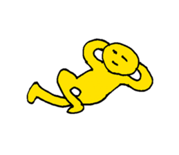 Yellow Man 001 sticker #15112287