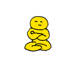 Yellow Man 001 sticker #15112299