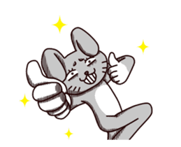 Sketchy Bunny sticker #15112508