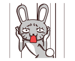 Sketchy Bunny sticker #15112513