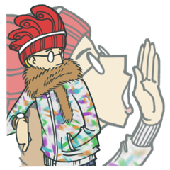 Johnny the weird winter hat