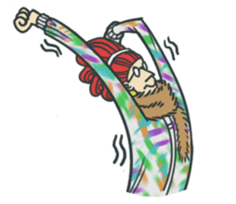 Johnny the weird winter hat sticker #15112547