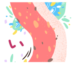 Garden eel's long sticker(Japanese Ver) sticker #15113514