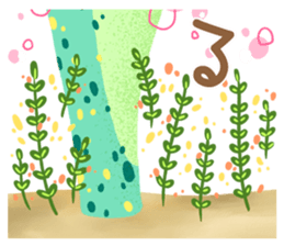 Garden eel's long sticker(Japanese Ver) sticker #15113546