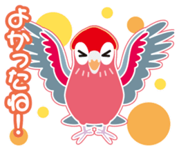 Valentine.Pretty pink Galah sticker #15113740