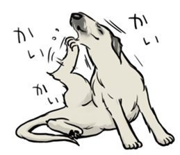 Irish Wolf Hound and everyday sticker #15114079