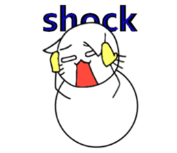 The name of a snowman's cat is a kotatsu sticker #15114663