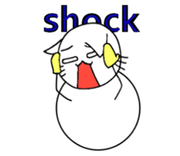 The name of a snowman's cat is a kotatsu sticker #15114663