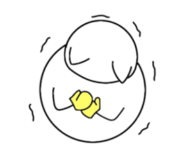 The name of a snowman's cat is a kotatsu sticker #15114664