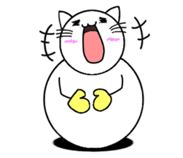 The name of a snowman's cat is a kotatsu sticker #15114665