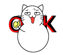 The name of a snowman's cat is a kotatsu sticker #15114667