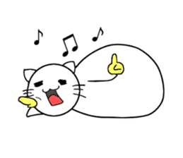 The name of a snowman's cat is a kotatsu sticker #15114674