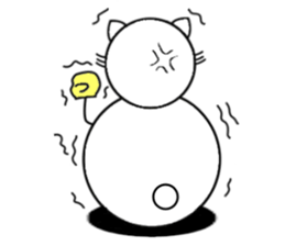 The name of a snowman's cat is a kotatsu sticker #15114677
