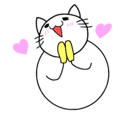 The name of a snowman's cat is a kotatsu sticker #15114681