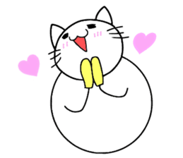 The name of a snowman's cat is a kotatsu sticker #15114681