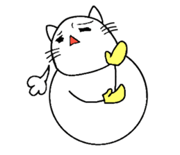 The name of a snowman's cat is a kotatsu sticker #15114684