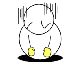 The name of a snowman's cat is a kotatsu sticker #15114686