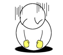 The name of a snowman's cat is a kotatsu sticker #15114686