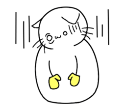 The name of a snowman's cat is a kotatsu sticker #15114687