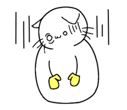 The name of a snowman's cat is a kotatsu sticker #15114687