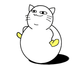 The name of a snowman's cat is a kotatsu sticker #15114691