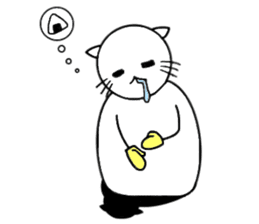 The name of a snowman's cat is a kotatsu sticker #15114693