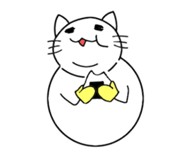 The name of a snowman's cat is a kotatsu sticker #15114694