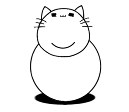 The name of a snowman's cat is a kotatsu sticker #15114695