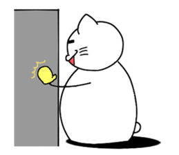 The name of a snowman's cat is a kotatsu sticker #15114696
