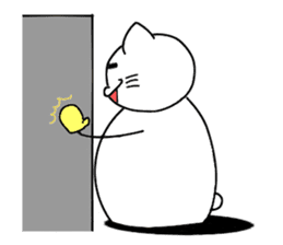 The name of a snowman's cat is a kotatsu sticker #15114696