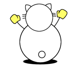 The name of a snowman's cat is a kotatsu sticker #15114699