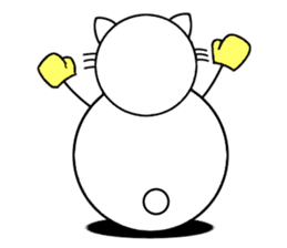 The name of a snowman's cat is a kotatsu sticker #15114699