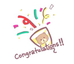 Bear and her wonderful friends sticker #15115201