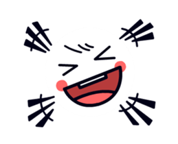 White Expressive Emojicons! sticker #15115406