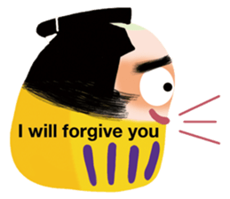 The Daruma Samurai sticker #15115698