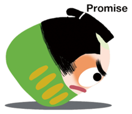 The Daruma Samurai sticker #15115700