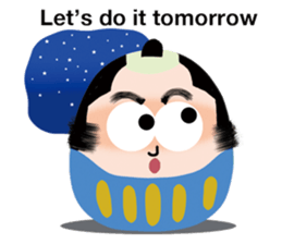 The Daruma Samurai sticker #15115706
