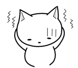 Tired cat 2017 sticker #15115945