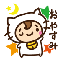 Cute cat speaking Ordinary conversation sticker #15116954