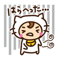 Cute cat speaking Ordinary conversation sticker #15116974