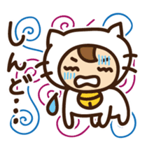 Cute cat speaking Japan Kansai dialect sticker #15117435