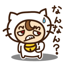 Cute cat speaking Japan Kansai dialect sticker #15117449