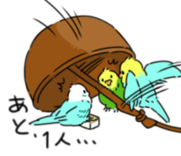 Parakeet Mahjong sticker #15117600